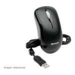 MOUSE MICROSOFT NEGRO USB WIRED 600