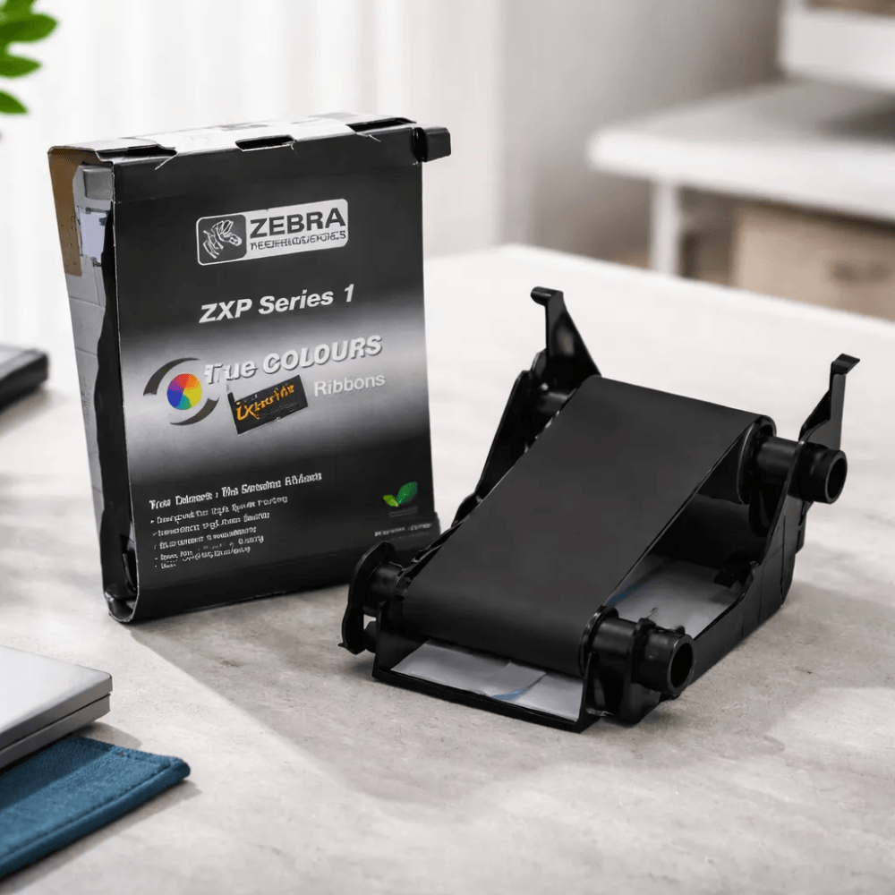 RIBBON BLACK 1000 IMAGENES ZEBRA SERIES I RIBBON BLACK 1000 IMAGENES ZEBRA SERIES I - Image 1